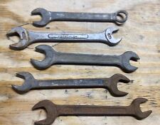 Vintage Open End Wrench Lot 5/8 - 3/4 Westline Barcalo Indestro picture