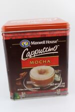 Maxwell House Coffee Cappuccino Rectangular Tin With Lid picture