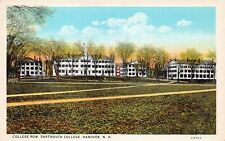 Hanover NH New Hampshire Dartmouth Row College Campus Ivy League Vtg Postcard V8 picture