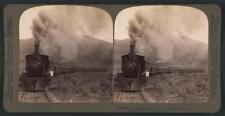 President Roosevelt's special train at Cinnabar, Montana Old Photo picture