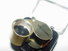 Gold Jewelers Loupe 10X Lens 21MM Nuggets Sluice Gems Minerals Diamonds (B48) picture