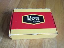 Vintage Seagram's Pipers Scotch EMPTY BOX Cardboard Collectible  picture