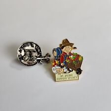 St Jacob's Ontario Lapel Pin Lot Of 2 Farmers Market & Mennonite Horse Buggy picture