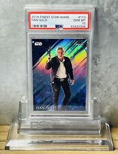 2018 Topps Finest #113 Han Solo PSA 10 picture