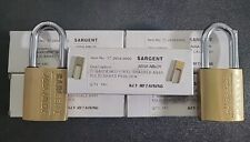 Sargent Assa Abloy 758HS-2 Commercial Harden Steel Brass Padlock No Key/Cylinder picture