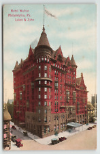 Postcard Vintage Hotel Walton Philadelphia, PA Lukes & Zahn Proprietors picture