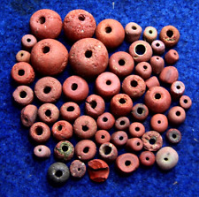 Ancient Red Glass beads Teracota Ancient Artifacts from land excavation picture