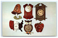 Postcard Rustic Pine Clocks & Signs, Leavittsburg, Ohio OH C15 picture