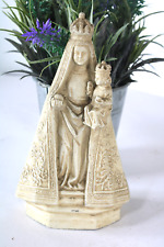 Antique ceramic stoneware MAdonna child statue figurine religious picture