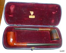 Antique 1800s William Demuth Co WDC Milano Extra 2 Pipe Set Blue Leather Case picture