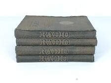 Vintage Set of 4, 1926 Everymans’s Guide To Radio,  Volumes I, II, III, IV picture