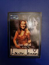 DOCTOR WHO SERIES 2 TRADING AUTOGRAPH CARD AU7 LOUISE JAMESON LEELA STRICTLY INK picture