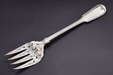 Antique 1868 George Adams London Sterling Silver Cold Meat Fork 149.2 Grams picture
