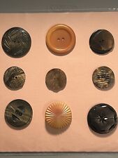 Lot Of Vintage Celluloid Buttons Great Condition WOW MUST SEE picture