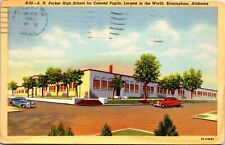 Postcard Birmingham Alabama - A.H. Parker High School - 1937 - Segregated School picture