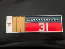 CHRIS CRAFT COMMANDER 31 NAMEPLATE picture