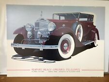 198 Newport Beach Concours D'Elegance Hand Signed Harold Cleworth Rolls Royce picture