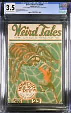 WEIRD TALES #21 (V5 #6) CGC 3.5 (TRIMMED) CLASSIC SPIDER COVER PULP JUNE 1925 picture