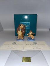 WDCC Lady & the Tramp - Welcome Home & Precious Pup - Box And COA - Read picture