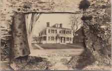 Waltham MA The General Banks House c1909 CM Nelson Real Photo Postcard G74 picture
