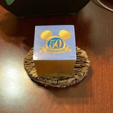 Disneyland Gold Gilded Note Cube, 530 Sheets - Factory Sealed picture