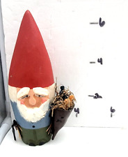 Handcrafted Christmas Santa Gnome with bottles Figure Classic Designs Astoria OR picture