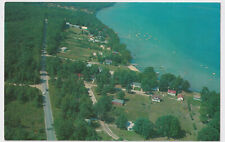 MICHIGAN HIGGINS LAKE SOUTH SHORE FROM THE AIR COPYRIGHT L.L. COOK 1961 picture