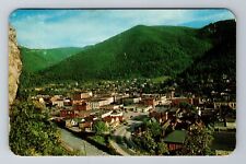Wallace ID-Idaho, Birds Eye View of Town, c1962 Antique Vintage Postcard picture
