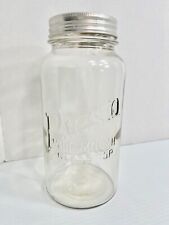 Antique - Presto 2 Qt Wide Mouth Glass Top Jar + Lid ( Good Housekeeping Lid ) picture