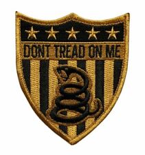 DTOM Dont Tread On Me Gadsden USA Flag Tactical Patch (Hook Fastener -DT15) picture