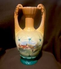 Vintage Amphora Style Vase Made In Czech Slovakia picture