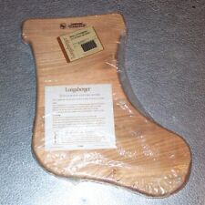 Longaberger Stocking WOODCRAFTS CUTTING BOARD ~Made in USA~ In Cellophane picture