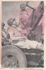 Anti-Aircraft Gun Crew in Action No. 651 Army Signal Corp Postcard C20 picture