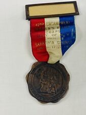 Saratoga Springs, NY 1925 Womens Relief Corps- 42nd Encampment Medal & Ribbon picture
