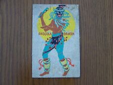 Pascola Dancer Arizona AZ Yaqui Indians RPO Yucca Veneer Postcard picture