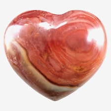 Carved & Polished Polychrome Heart 2.4