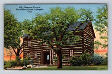 Dayton OH-Ohio, Newcom Tavern, Oldest House In Dayton, Antique Vintage Postcard picture
