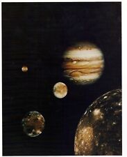 Vintage NASA Jet Propulsion Laboratory Six Photos Voyager I Jupiter & it's Moons picture