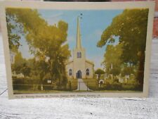 Old St Thomas Church Ontario Canada Postcard 1947 Era picture