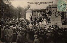 CPA PARIS Mi-Careme 1905 - Franco-Italian Ententente Chariot (300330) picture