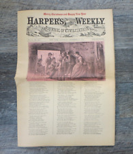 Harper's Weekly REPRINT December 29, 1866 Nice Shape picture