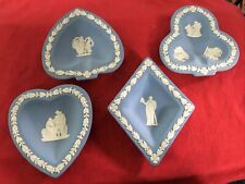 Wedgwood Jasperware 1953 ‘Playing Cards’ Set Of Four Plates picture