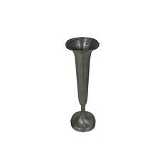 Tulip Shaped Footed Pewter 7 3/8