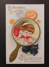 1921 USA Halloween Postcard Cover From ? to Meduncook ME picture
