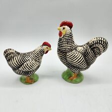 Vintage Chicken Hen Rooster Salt Pepper Shakers Made In Japan picture