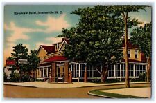 c1930's Riverview Hotel Roadside Jacksonville North Carolina NC Vintage Postcard picture