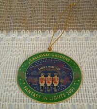 Vintage Callaway Gardens Fantasy in Lights Christmas Ornament, Date 2001 Georgia picture
