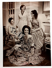 1974 Charlotte NC Panhellenic Congress Fashion Shoot Wrap Skirt Blouse VTG Photo picture