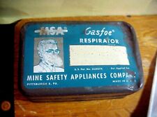 MAS Mine Safety Appliances Company GASFOE RESPIRATOR  in Original TIN picture