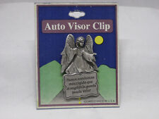 Spanish Angel Visor Clip - Never Drive Faster than your Guardian Angel can fly picture